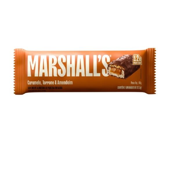 MARSHALLS BAR CARAMELO TORRONE E AMENDOIM 55G