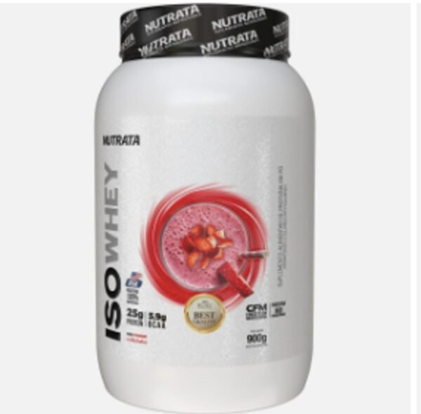 ISO WHEY 900G STRAMBERRY NUTRATA