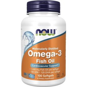 OMEGA 3 FISH OIL 100SOFLGELS NOW