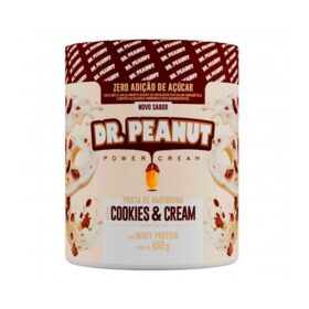 PASTA DE AMENDOIM  COOKIES CREAM 600G DR PEANUT