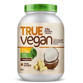 TRUE VEGAN CHOCOLATE BRANCO C/COCO 837G