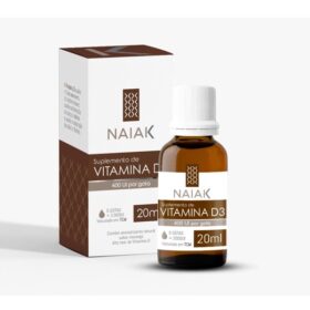 VITAMINA D3 EM GOTAS 20 ML NAIAK
