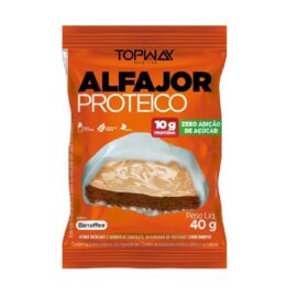 ALFAJOR PROTEICO  BANOFFE 40 G- TOPWAY