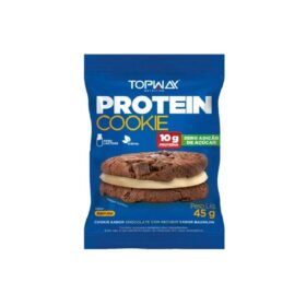 COOKIES PROTEIN BAUNILHA ZERO AÇUCAR 45G TOPWAY