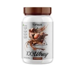 WHEY PROTEIN 100% CHOCOLATE E AVELA 900G TOPWAY