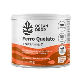 FERRO QUELATO + VITAMINA C 60CPS OCEAN DROP