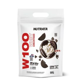 W100 COOKIES E CREAM REFIL 900G NUTRATA