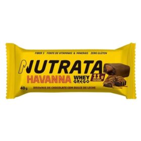 GREGO BAR HAVANNA SABOR BROWNIE DE CHOCOLATE COM DULCE DE LECHE 40G NUTRATA