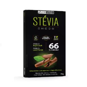 CHOCO 66%  STEVIA 70G- GENEVY