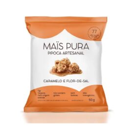PIPOCA CARAMELO/FLOR DE SAL 50G -MAIS PURA
