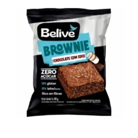BROWNIE CHOCOLATE/COCO ZERO 40G BELIVE