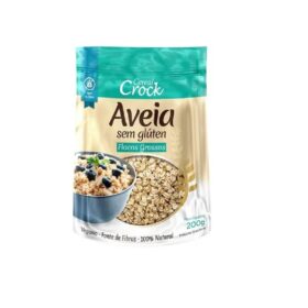 AVEIA S/GLU FLOCOS GROSSOS 200G- LEVE CROCK