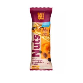 NUTS CAST . FRUTAS 25 G- BANANA BRASIL