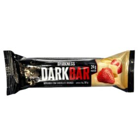BARRINHA DARK BAR MORANGO COM CHOCOLATE BRANCO 90G DARKNESS