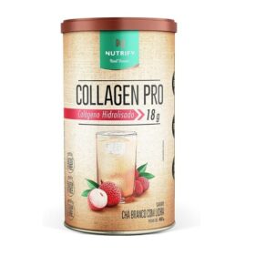 COLLAGEN PRO CHA BRANCO C/LICHIA 450G NUTRIFY