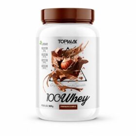 WHEY PROTEIN 100% CHOCOLATE E AVELA 900G TOPWAY