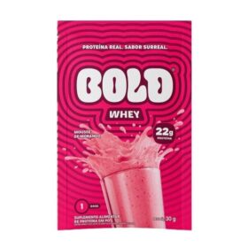 WHEY 3W MOUSSE DE MORANGO SACHE 30G BOLD