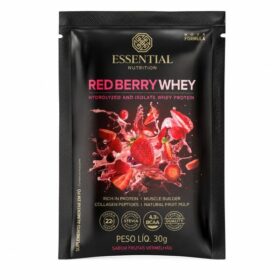 WHEY ISOLADO HIDROLISADO RED BERRY 30G ESSENTIAL