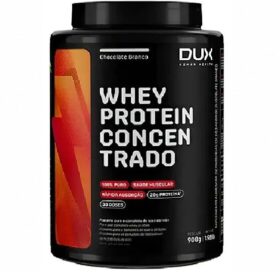 WHEY PROTEIN CONCENTRADO CHOCOLATE BRANCO 900G DUX