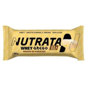 BARRINHA WHEY GREGO BAR MOUSSE DE MACARUJÁ 40G NUTRATA