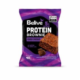 BROWNIE PROT DOUBLE CHOCO 40G BELIVE