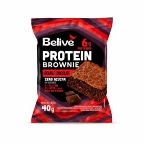 BROWNIE PROT DOUBLE CHOCO ZERO 40G BELIVE